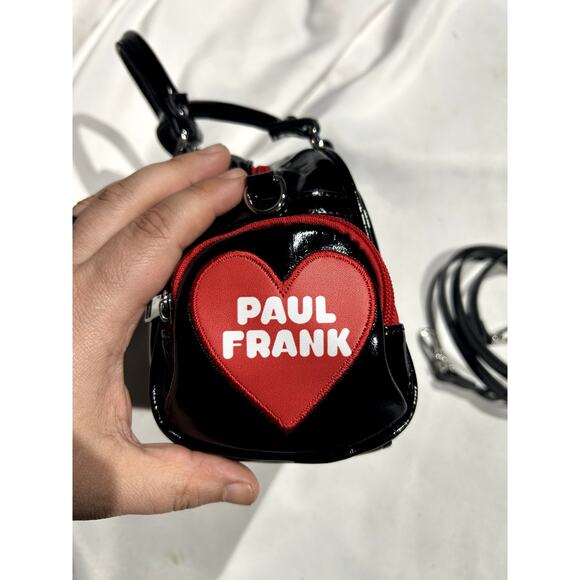 NWOT Paul Frank Patent Leather handbag with a crossbody strap - Picture 9 of 9